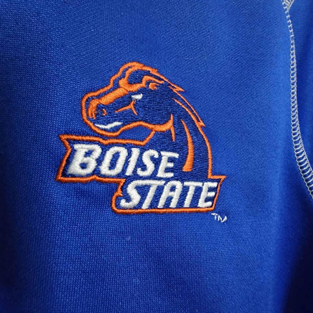 NIKE THERMAL FIT BOISE STATE 1/4 ZIP UP SWEATER - Picture 4 of 6